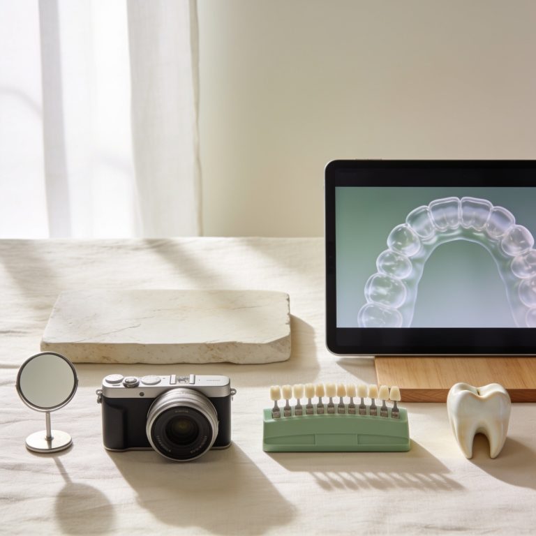 Modelo digital de una arcada dental y herramientas de diagnóstico para implantes